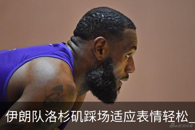 伊朗队洛杉矶踩场适应表情轻松 与挡板外记者们挥手致意